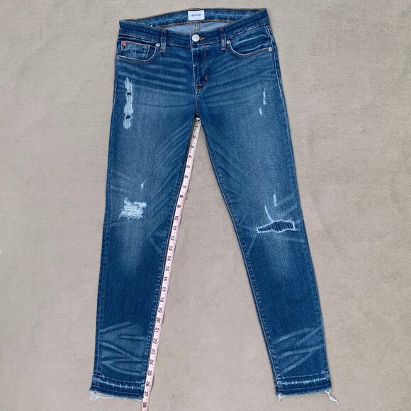 Hudson Krista Ankle Skinny Mid Rise Released Hem Jeans Sz27 - Picture 10 of 14